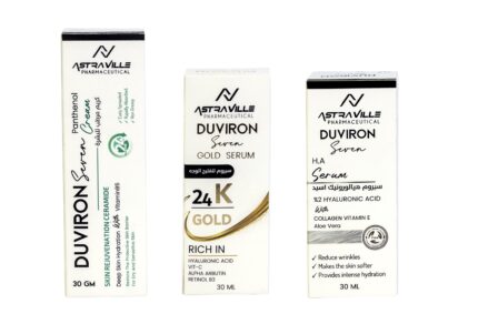 Discover the Duviron Seven Complete Skincare Trio – Your Daily Ritual for Radiant, Hydrated Skin
اكتشفي مجموعة Duviron Seven الكاملة – روتينك اليومي لبشرة مشرقة ومُرطبة